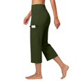 thumbnail image 6 of Only Moment Lightweight Joggers Women High Waist Dress Pants with Pockets for Yoga Business Travel Casual Green,XL, 6 of 6