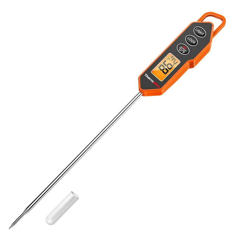  KT THERMO Candy/Deep Fry Thermometer with Instant Read,Oil  Thermometer,8 Stainless Steel Stem Meat Cooking Thermometer,Best for  Turkey,BBQ,Grill : Home & Kitchen