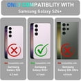 thumbnail image 2 of Heavy Duty Phone Case Designed for Samsung Galaxy S24 Plus Case with 2 Pack Tempered Glass Screen Protector, Shockproof Dropproof Anti-Scratch Phone Case Cover for Samsung Galaxy S24 Plus,Black, 2 of 7