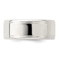 thumbnail image 5 of Auriga 925 Sterling Silver 6 mm Polished Flat Beveled Edge Fancy Band for Women Size 9, 5 of 6