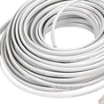 thumbnail image 4 of Uxcell 10M 33Ft Length 6P2C RJ11 Male Phone Telephone Extension Connector Cable Cord White, 4 of 6