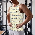 thumbnail image 5 of Rateoe Dachshund Dog Puppy Pattern Sleeveless Gym Shirt Muscle Tee Breathable Workout Shirt Slim-Fit Tank Quick Dry Fit Muscle Tank Top Bodybuilding Sleeveless T Shirt-3X-Large, 5 of 7