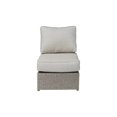thumbnail image 4 of Living Source Intl Ensemble Sectionnel en Osier / Rotin 10 Pcs avec Table à Gobelets Gris, 4 of 13