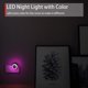 thumbnail image 2 of Luz nocturna rosa, luz nocturna LED con enchufe, redonda, sensor de luz, de bajo consumo, juego de 2 TUNC Sencillez, 2 of 5