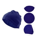 thumbnail image 3 of Unique Bargains 1 Pc Elasticity Swim Cap 5.51"x8.66" Navy Blue, 3 of 6