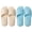 Beige+LightBlue, variant on 2Pack Foldable Travel Slippers for Women - Non-Slip EVA Slides - Portable Compact Shower & Beach Shoes