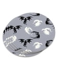 thumbnail image 1 of Black and White Dragons Pattern Novelty Coaster Set, 1 of 3