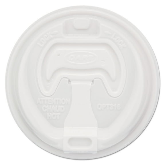 Dart Optima Reclosable Lids for Hot Paper Cups SCCOPT316 1000/pk