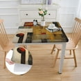 thumbnail image 2 of WYYP Geometric Abstract Art Square Tablecloth Outdoor Fitted 100% Polyester Fiber 36*36, 2 of 8