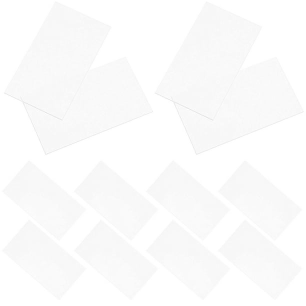 Acrylic Name Place Cards for Wedding and Party Use Paintable Transparent Signs with Smooth Edges 20 pcs