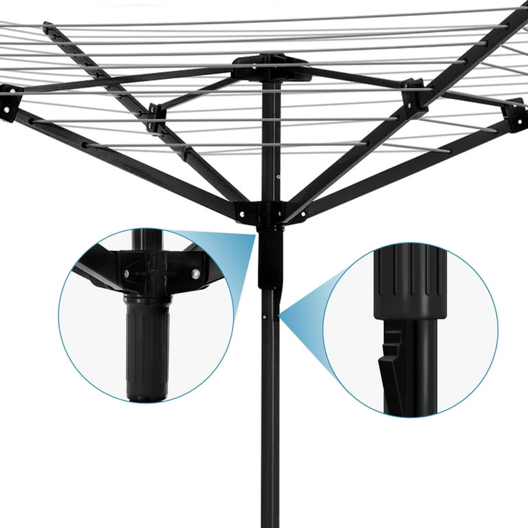 Cabilock Clothes Drying Rack Cover Clothing Drying Rack Outdoor Clothes  Drying Rack Zipper Drying Rack Protection Rotary Washing Line Cover Clothes  Dryer Rack Umbrella Cover 210d - Yahoo Shopping