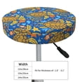 thumbnail image 4 of Fotbe Sea Turtle Stool Covers Round,Waterproof Round Bar Stool Covers Bar Chair Covers Washable Stool Cushion Slipcover for 12-14 Inch Chair-13 inch, 4 of 7