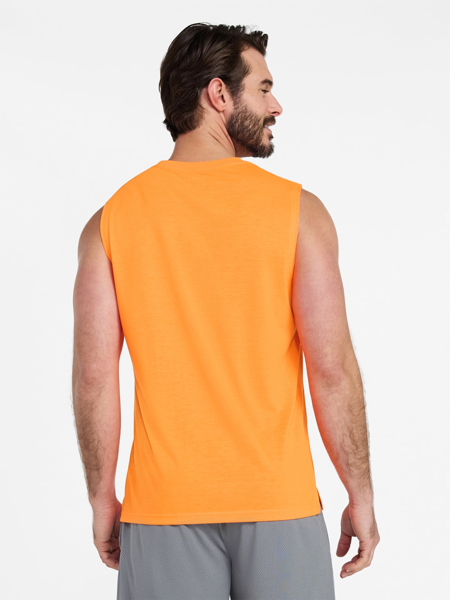 Athletic Works Men's and Men's Big & Tall Tri-Blend Muscle Tee, Sizes XS-4XLT