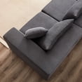 thumbnail image 5 of 4-PC Corduroy L-Shaped Sofa - Individual Movement for Easy Arrangement, 5 of 6