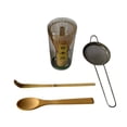 thumbnail image 3 of Tnarru Japanese Matcha Tea Set Bamboo Tea Matcha Tools Accessories Matcha Tea Ceremony Kit Stainless Steel for Tea Room 4pcs, 3 of 8