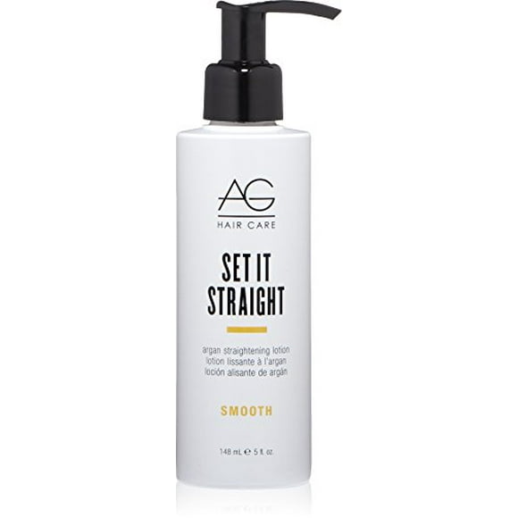 AG Hair Smooth Set It Straight Argan Straightening Lotion 5 Fl Oz