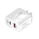 thumbnail image 1 of Cargador rápido USB C QC3.0 de 25 W para smartphones USB + cabezal de carga con puerto tipo C, 1 of 7
