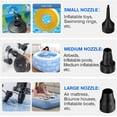 thumbnail image 4 of TIMIFIS Inflatable Pool 220V Electric Air Pump Air Mattress Inflatables Couch Pool Floats Portable Pump Air Pump - Summer Savings Clearance, 4 of 8