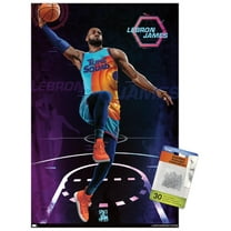 Space Jam: A New Legacy - LeBron James Wall Poster with Pushpins, 14.725" x 22.375"