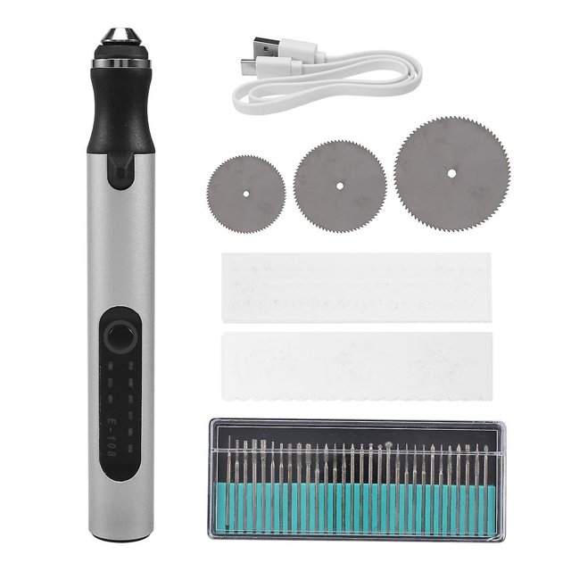 Bolígrafo de grabado USB Yuxing Kit de grabado recargable para joyería de piedra vidrio color plata