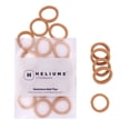thumbnail image 5 of Heliums Small Hair Ties - Gold - 1 Inch Seamless No-Damage Ponytail Holders for Kids, Braids and Thin Hair - 20 Count, 5 of 13
