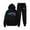 Black, variant on Trapstar Hoodies for Women Sets Long Sleeve Graphic Sweatshirts Loose Trapstar Street Hip-hop Pullover Sweatshirts+Sweatpants Women Set of 2 Classic Sweatshirts(Black, M)