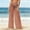 Z1-Coffee, variant on Women See Through Mesh Flare Cover up Pants Swimsuit Bikini Bottom Elastic Waist Chiffon Wide Leg Palazzo Trousers