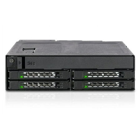 UPC: 0884826508144 | ICY DOCK ToughArmor MB604SPO-B 4 x 2.5  SAS & SATA SSD/HDD & (Ultra) Slim ODD Backplane Cage