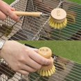 thumbnail image 4 of Outdoor Picnic BBQ Pan Pot Washing Brush Beech Wood Handle Dish Scrub Brushes Sisal Bristles Brush Kitchen Dishwashing Brush, 4 of 4