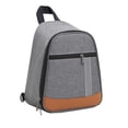thumbnail image 2 of Clossjun Lunch Bag for Men Women Reusable Lunchbag for Adult Small Insulated Pack Flexible Daybag for Office, Work Gray, 2 of 5