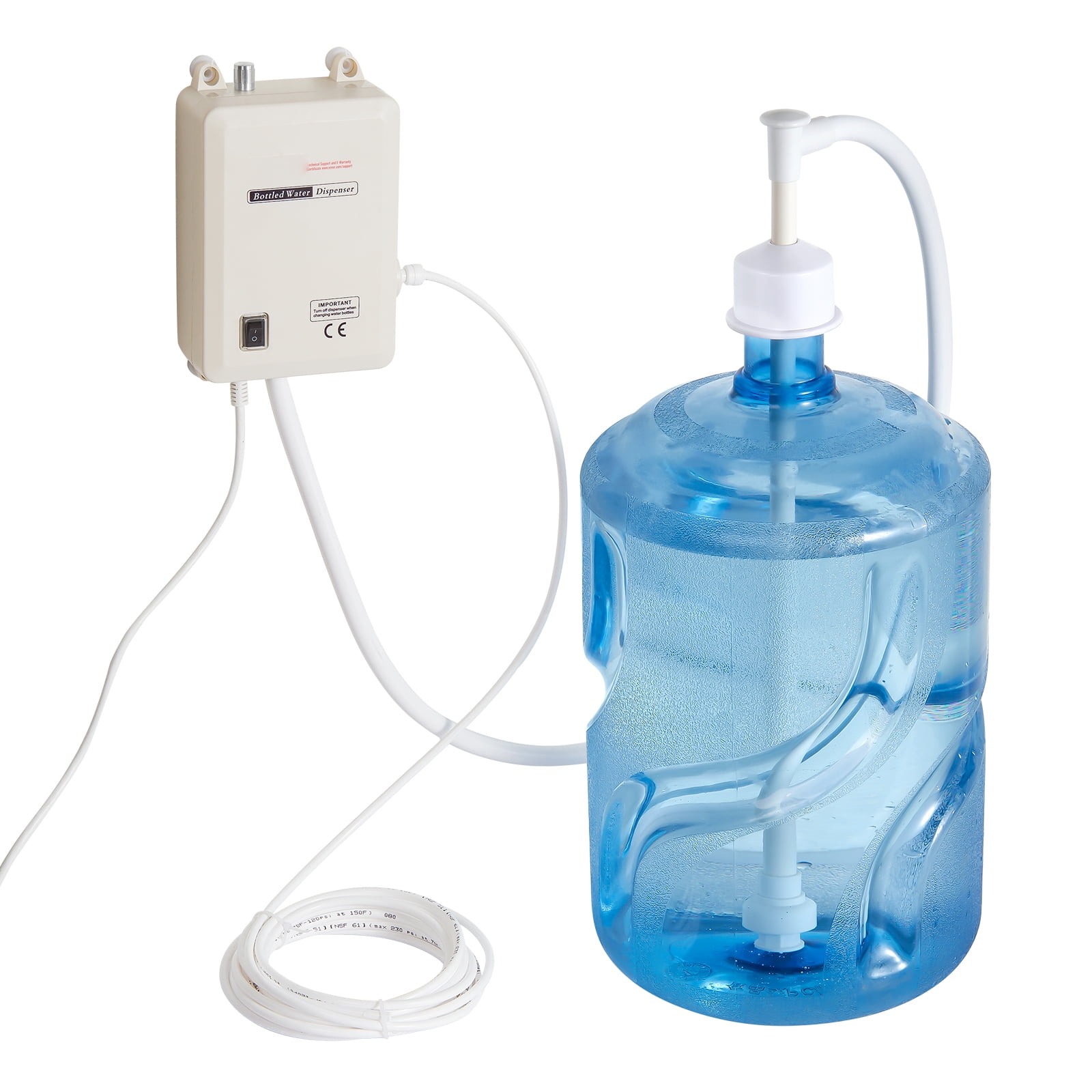 KFFKFF Water Dispenser Pump Mechanism, 5 Gallon Water Distribution System, Automated Electric Water Dispenser, Solo Inlet Water Jug Pump, Suitable for Use with Coffee/Tea Maker, Fridge, Ice Machine