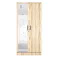 thumbnail image 4 of Woodpeckers Furniture and Mattress Mirrored 2 Door Wardrobe in Multi Color, 4 of 6