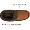 thumbnail image 3 of Men's Nealon Moccasin Clog Slipper, Slip on Indoor/Outdoor House Shoes, 3 of 10