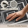 thumbnail image 6 of ODIKA 6'x9' Washable Area Rug Non-Slip, Chair-Friendly, Geometric Variegated Decorative Contrast Block Boho Classroom for Dining Room, Under Table, Office Décor, 6 of 7