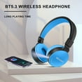 thumbnail image 4 of Back to School Gifts under $5 Wireless Bluetooth Headphones Over Ear With Light And Mic 8 Hours Of Use Foldable Headset on Clearance, 4 of 8