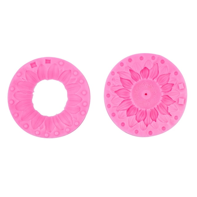Billuyoard Molde decorativo para pastel de Mousse de DIY, molde de silicona para Fondant, moldes de yeso de arcilla de resina, herramienta de moldes Herramientas y accesorios para hornear Billuyoard HA080973-00