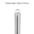 thumbnail image 2 of Fully Threaded Rod M10 x 150mm 1.5mm Thread Pitch 304 Stainless Steel Right Hand Threaded Rods Bar Studs 2 Pack, 2 of 7
