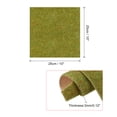 thumbnail image 2 of Uxcell 2pcs Artificial Grass Mat Small Realistic Fake Turf for Garden Lawn Decoration Model Lawn Green 10" x 10", 2 of 5