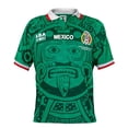 thumbnail image 1 of 98 México retro jersey casa uniforme de fútbol verde uniforme de fútbol mexicano uniforme de entrenamiento de fútbol, 1 of 3
