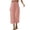 Pink, variant on SwiftWear Women's Drawstring Waist Flowy Wide Leg Capri Pants Linen Cotton Casual Capris with Pockets, Relaxed Fit Cropped Pants S-2XL