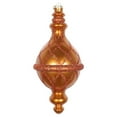thumbnail image 1 of Vickerman MT198888D 10 in. Copper Candy Glitter Net Drop Ornament, 1 of 1