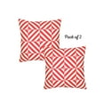 thumbnail image 4 of Housse de Coussin Carrée Diagramme Géométrique 18 Pouces (Set de 2), 4 of 6