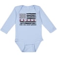 thumbnail image 3 of Inktastic Head and Neck Cancer Awareness- Flag and Ribbon Boys or Girls Long Sleeve Baby Bodysuit, 3 of 5