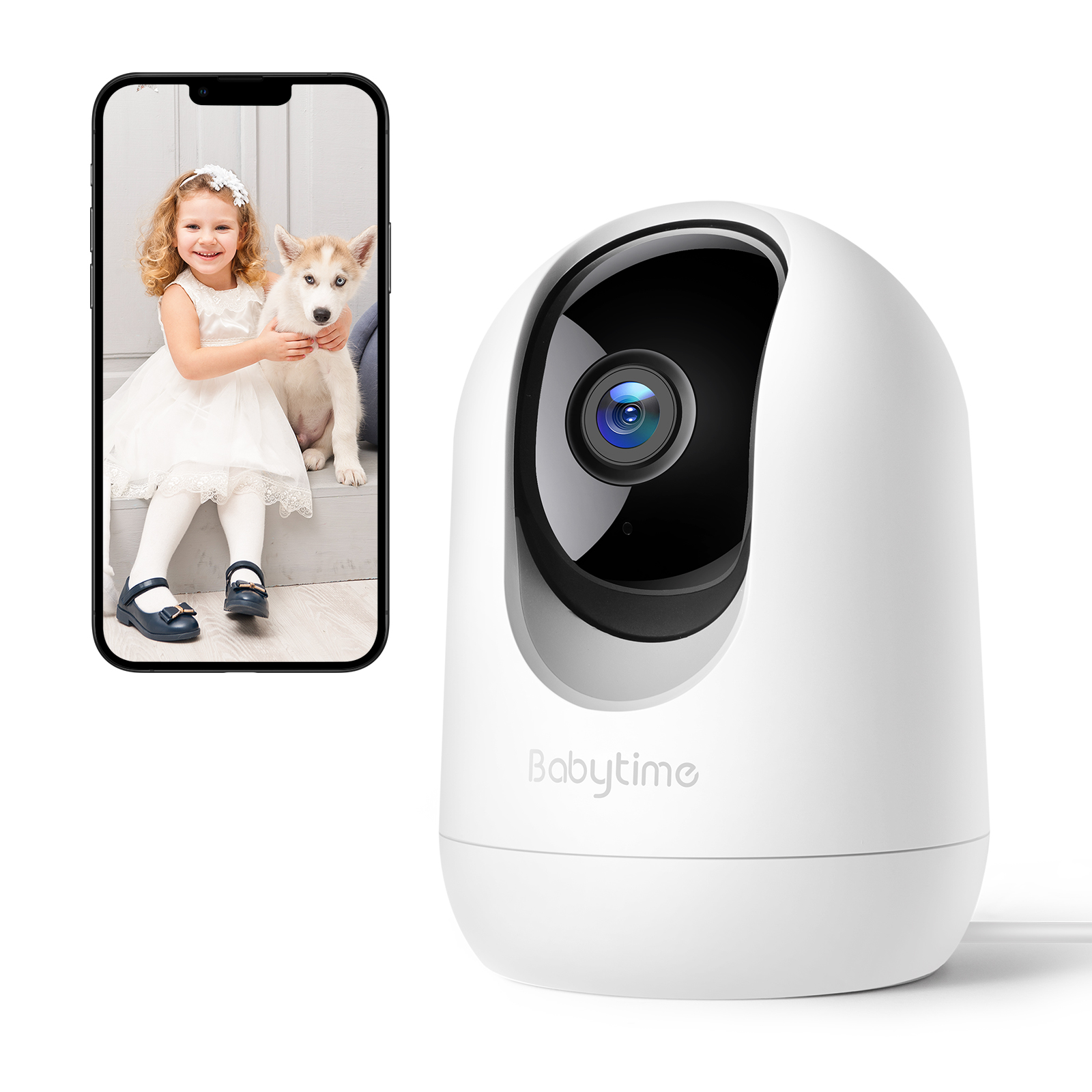Ankway Babyphone Camera, 2K 3MP Camera de Surveillance Bebe