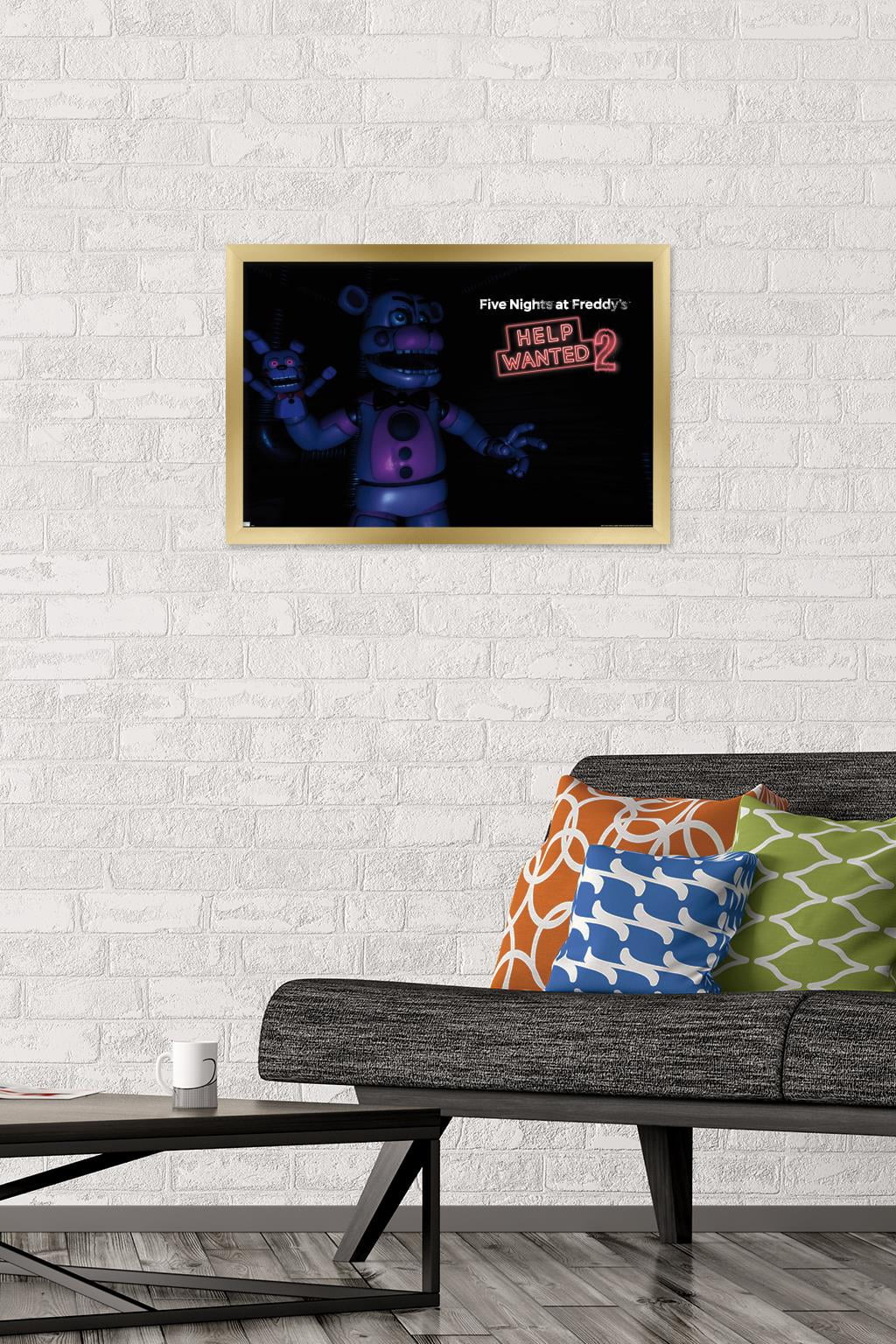 Five Nights at Freddy's: Help Wanted 2 - Funtime Freddy Wall Poster, 14.725" x 22.375" Framed