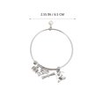 thumbnail image 2 of Unique 2022 Graduation Theme Bracelet Bangle Jewelry Gift for Graduates Silver, 2 of 8