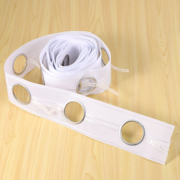 Curtain Accessories polyester 8cm padded curtain tape with holes and rings  the cloth belt for curtains eyelets rings grommets - AliExpress