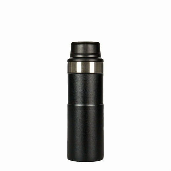 Black stainless steel thermos cup classic trigger travel cup cycling cup portable 510ml