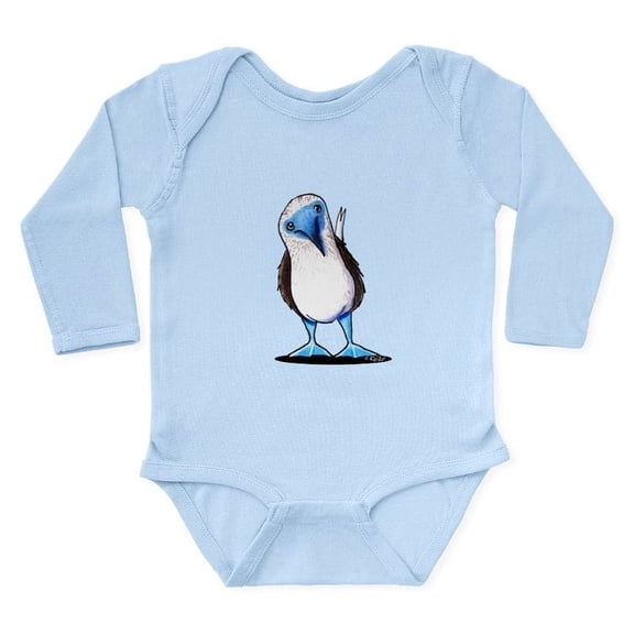 CafePress - Blue Footed Booby Long Sleeve Infant Bodysuit - Long Sleeve Cotton Baby Bodysuit