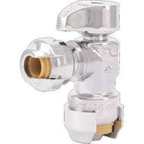 SharkBite 1/2 PTC x 1/4 Brass Angle Stop Valve